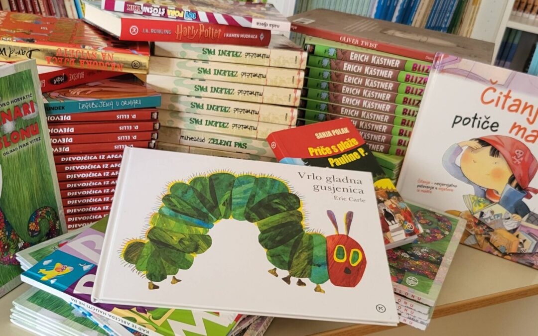 Hvala na novim naslovima u školskoj knjižnici