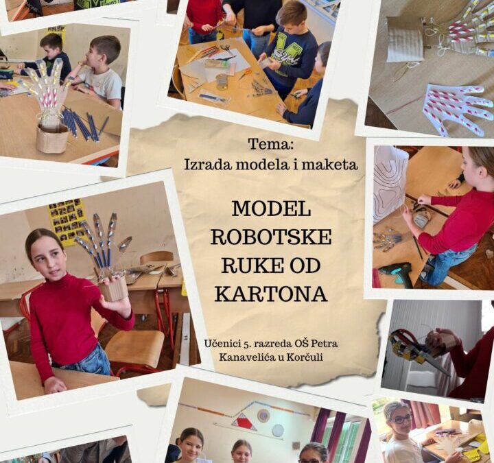 Izrada robotske ruke od kartona