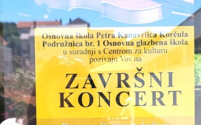 Završni koncert učenika glazbene škole u subotu