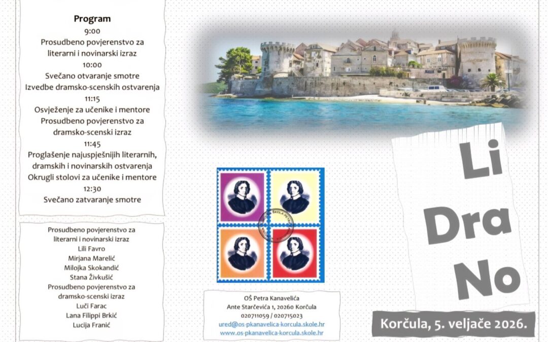 Zavirite u program ovogodišnje smotre LiDraNo 2026.