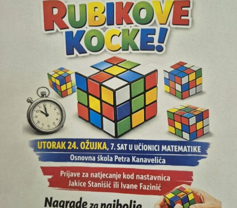 Pridruži se natjecanju u slaganju Rubikove kocke!