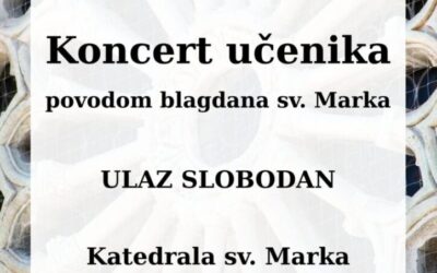 Koncert učenika povodom blagdana Sv. Marka