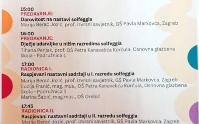 Stručni skup “Dan solfeggia u Korčuli” u petak
