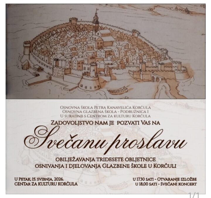 30 godina Glazbene škole u Korčuli!